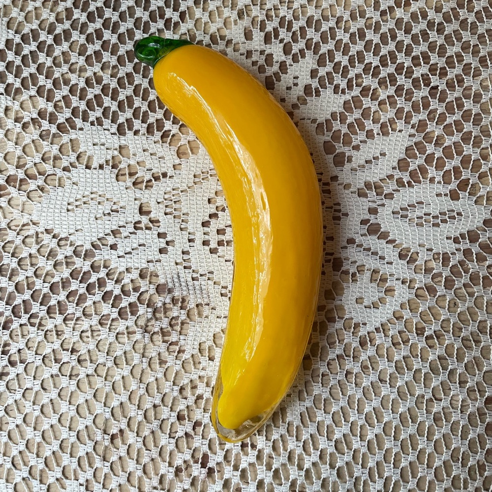 Vintage Glass Banana